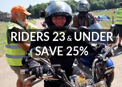 riders 23 and under save 25%
